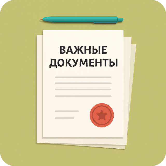 Важные документы